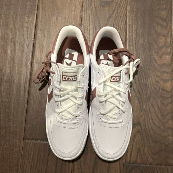 Converse Fastbreak Pro Ox Sneakers Men's Size 10.5 White/ Saddle A11095C - Picture 4 of 7